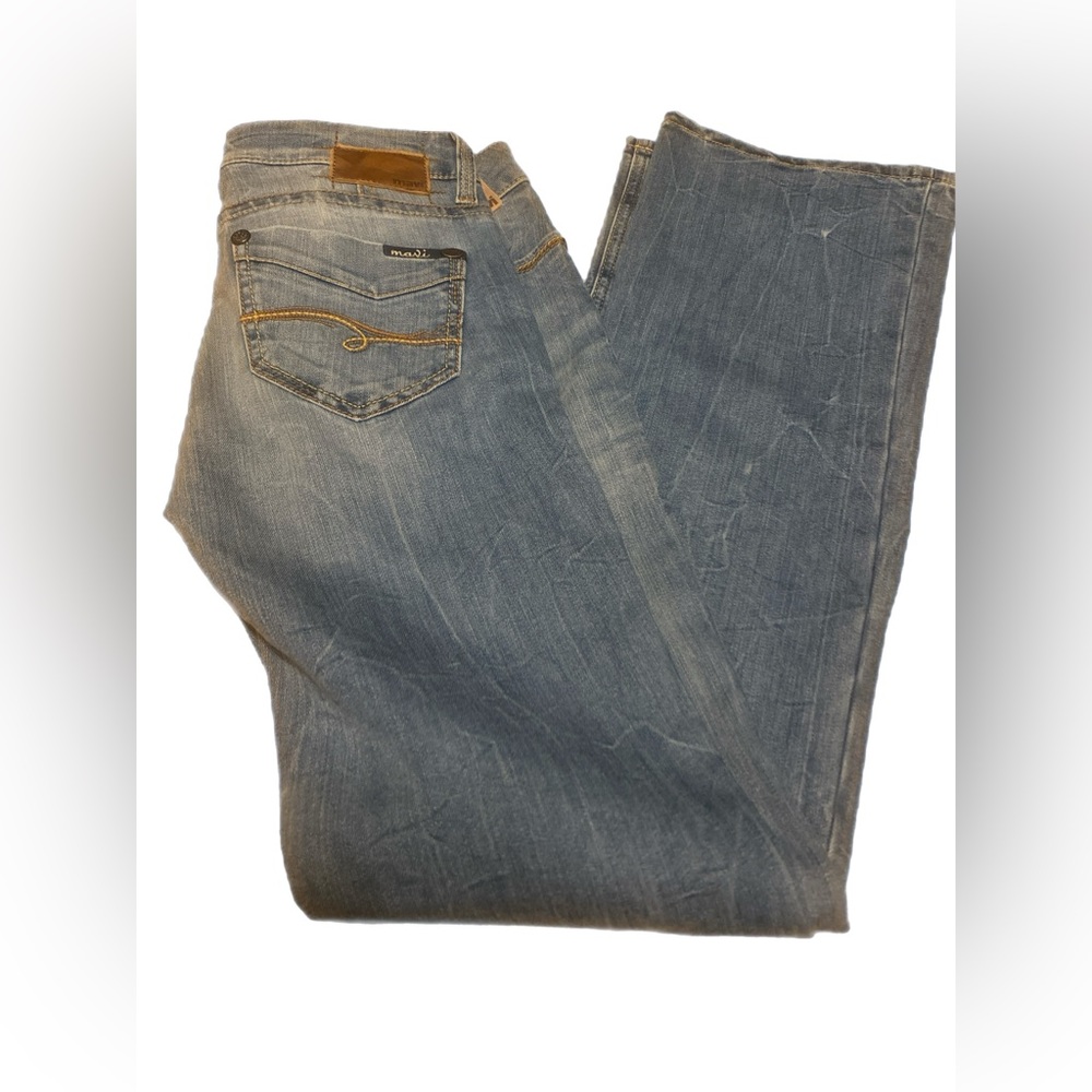 Mavi women’s Denim Low rise bootcut blue jeans inseam 31” Low rise 8” NWT